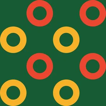 Bright seamless abstract geometric background with circles for New Year and C Illustrazione stock