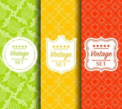 Bright seamless color vector pattern made of forged elements Stock Illustration