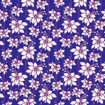 Bright seamless floral pattern Stock Illustration