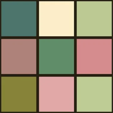 Bright seamless pattern background square tiles Stock Illustration