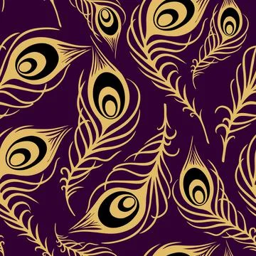 Bright seamless pattern of blue-violet and black-and-white butterflies Stock Illustration