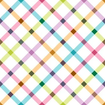 Bright seamless pattern - colorful design. Grid geometric vector texture 库存插图