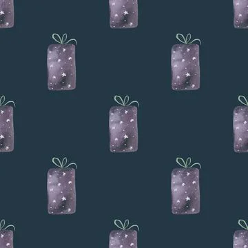 Bright seamless pattern for gift wrapping paper. Positive yellow doodle style Stock Illustration