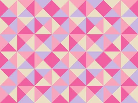Bright seamless pattern with multicolored squares, tiles, geometry and vint.. Stock Illustration