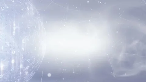 Bright shining binary numbers network cyberspace Stock Footage 228094222