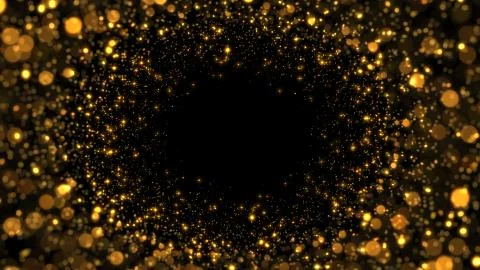 Bright shining gold sequins Stock Illustration
