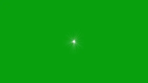Bright Shining Light Effect Green Screen Stock Footage 332160060