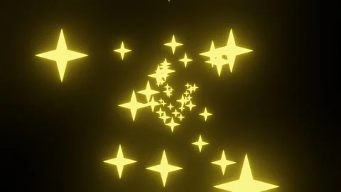 The bright shining star moves backwards Stock Footage 251005953