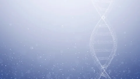 Bright shiny bokeh background with dna structure rotation 動画素材 120809241