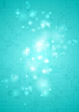 Bright shiny cyan vector tech background Stock Illustration