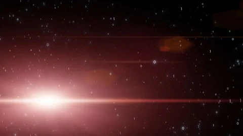 Bright shiny cyberspace with computer data Video stock 103234633