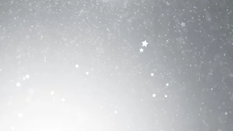 Bright silver white snowy sky with flicker stars Video stock 324201405