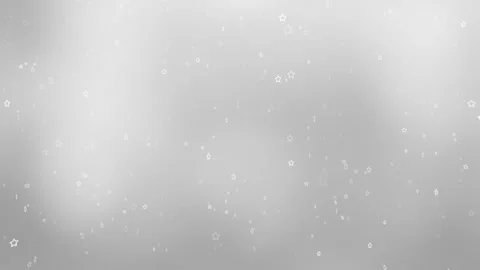 Bright silver white winter sky with stars looping animation Video stock 340236395