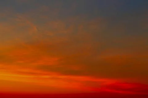 Bright sky after sunset Stock Photos