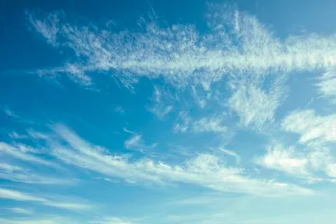 Bright sky and white cloud for create your context, Nature background, Blue s Stock Photos