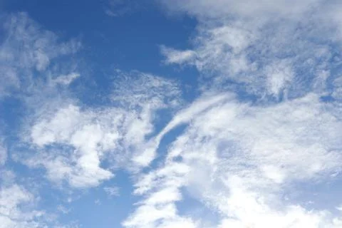 Bright sky and white cloud. Foto stock