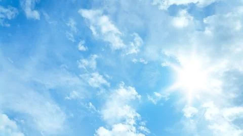 Bright sky background Stock Photos