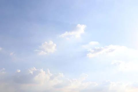 Bright sky with clouds. Stock Photos