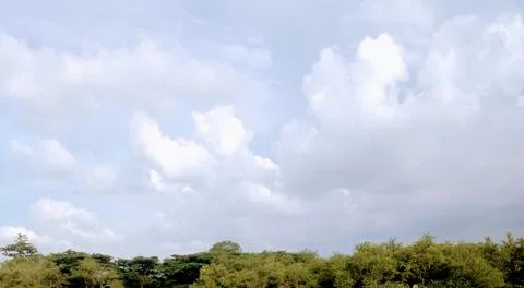 Bright sky 库存照片