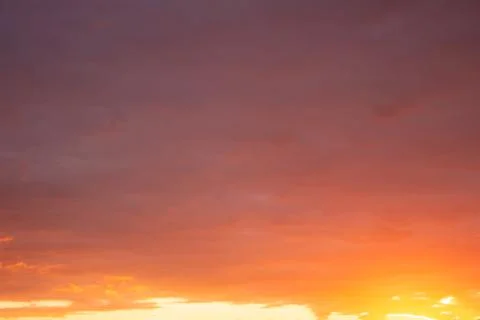 Bright sky at sunset Stock Photos