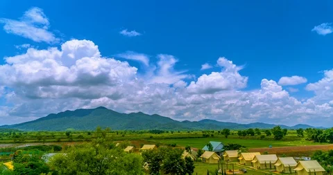 Bright sky,motion of clouds  Time lapse. Stock Footage 99846954