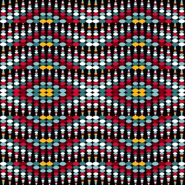 Bright small colored circles geometric background Stock Illustration