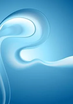 Bright smooth blue waves background Bright smooth blue waves background. V... Foto stock
