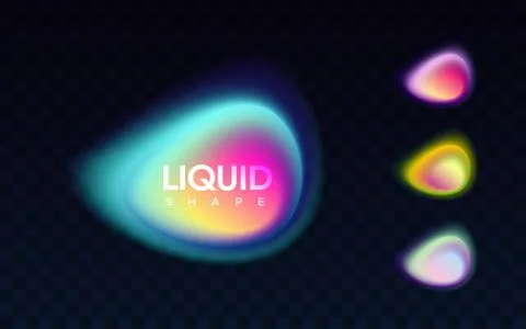 Bright smooth bubbles. Stock Illustration