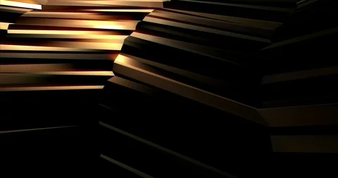  Bright smooth waves of triangular polygonal elements on a background Stock Footage 120453117