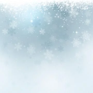 Bright Snow Background Stock Illustration