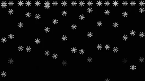Bright snow cristal moving down motion animation for christmas Stock Footage 222938243