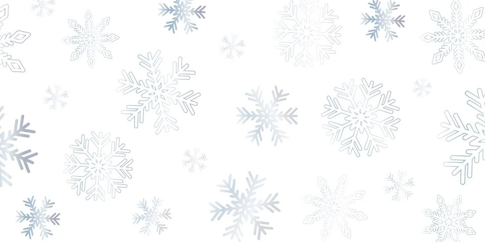 Bright snowflake winter background Illustrazione stock