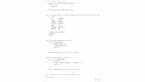Bright software screen with light theme code scrolling during script review.. Stock Footage 342539882