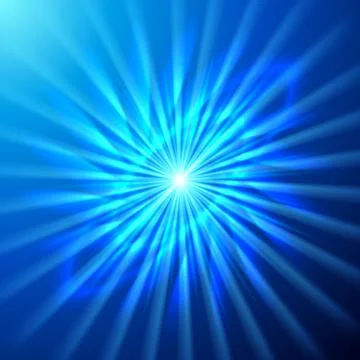 Bright space star Stock Illustration