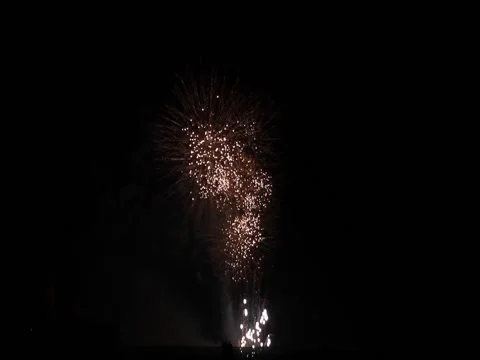 Bright sparkling festive fireworks. 스톡 동영상 79865461