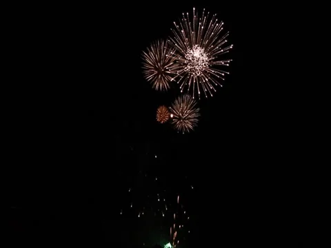 Bright sparkling festive fireworks. 스톡 동영상 79865477