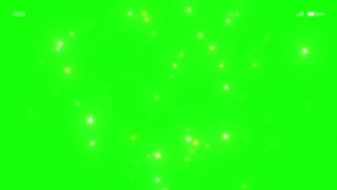 Bright sparks explode across green screen background with filling right side 库存影片 344648073