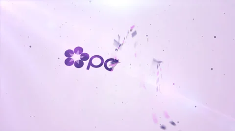 Bright Spinning Corporate  Logo  Animation Stock After Effects