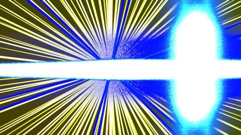 Bright Spotlight Flare Stock Illustration