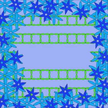 Bright spring background image of color flowers Stock Illustration