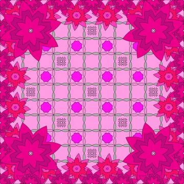 Bright spring background image of flowers of lilac color. Stock Illustration