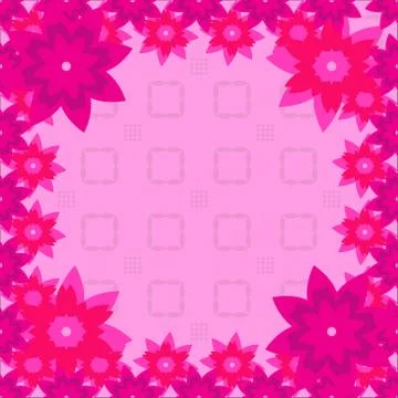 Bright spring background image of flowers of lilac color. Stock Illustration