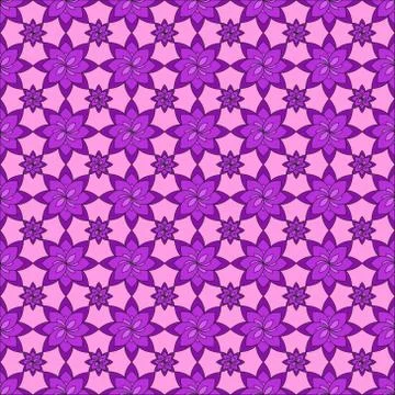 Bright spring background image of flowers of lilac color. Stock Illustration