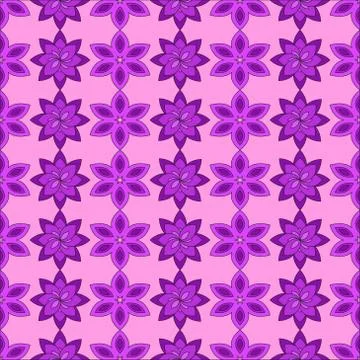 Bright spring background image of flowers of lilac color. Stock Illustration