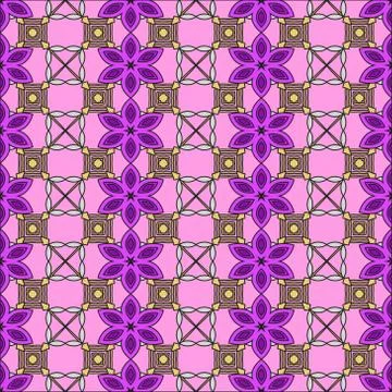 Bright spring background image of flowers of lilac color. Stock Illustration