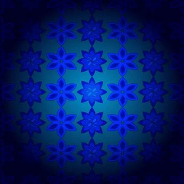 Bright spring background image of  flowers and openwork mesh in Stock Illustration