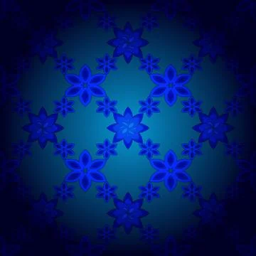 Bright spring background image of  flowers and openwork mesh in Stock Illustration