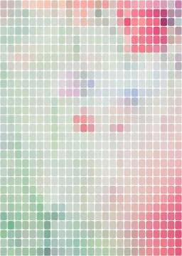 Bright spring background in pinkish gray tones Illustrazione stock