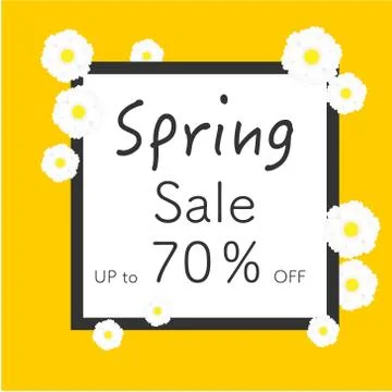 Bright spring banners design. Stock Illustration