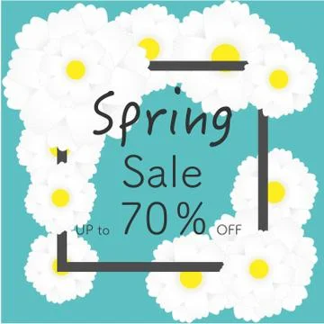 Bright spring banners design. Stock Illustration